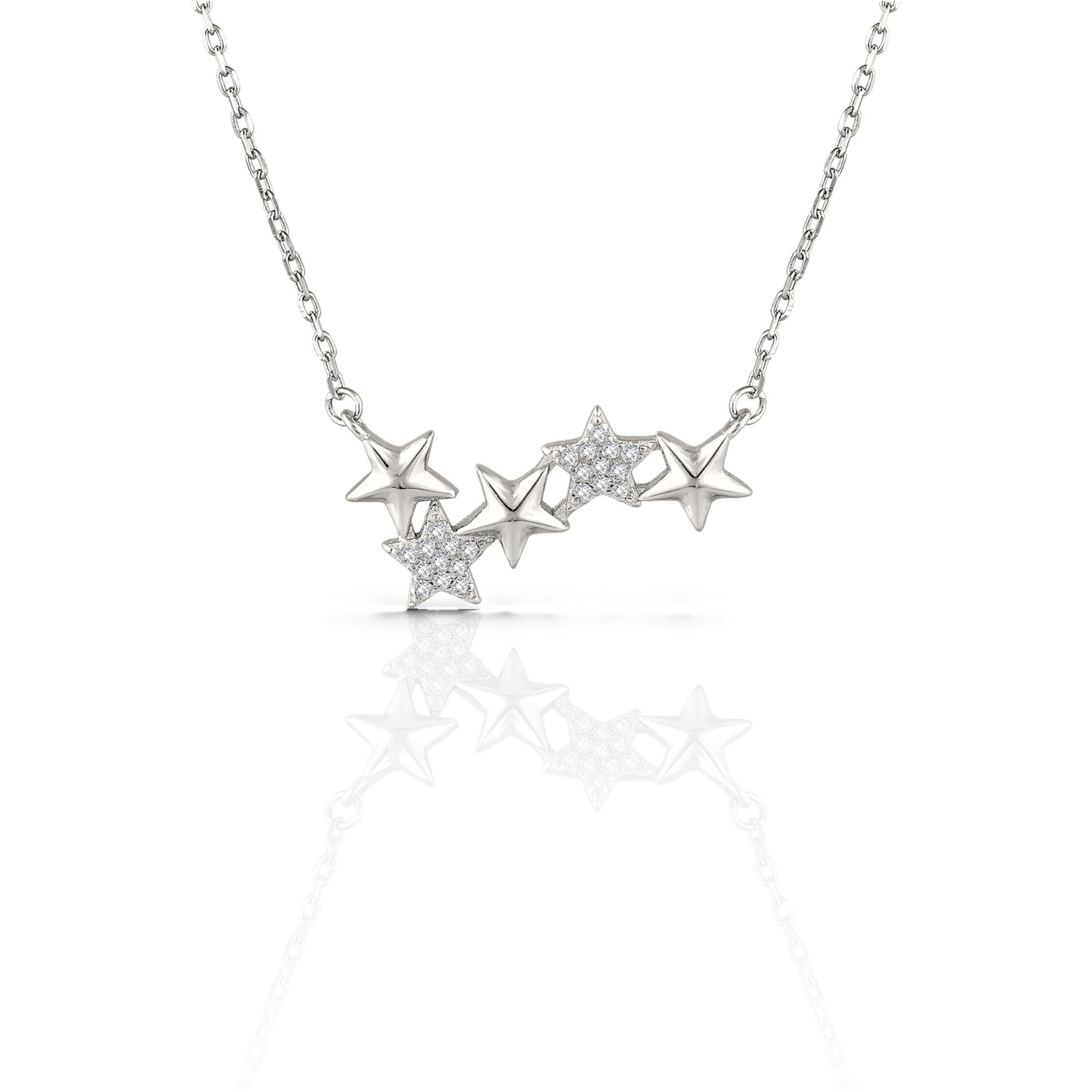 Celestial Star Necklace for Women - 925 Silver Jewelry