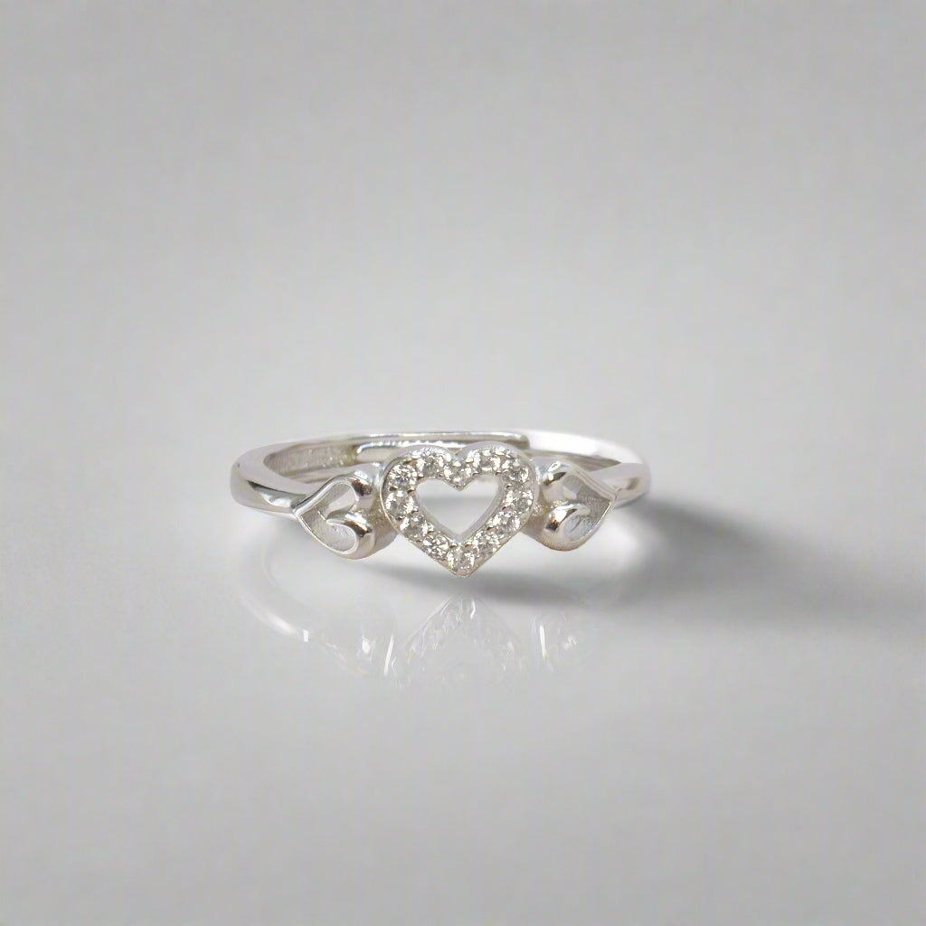 Heart-to-Heart 925 Silver Ring