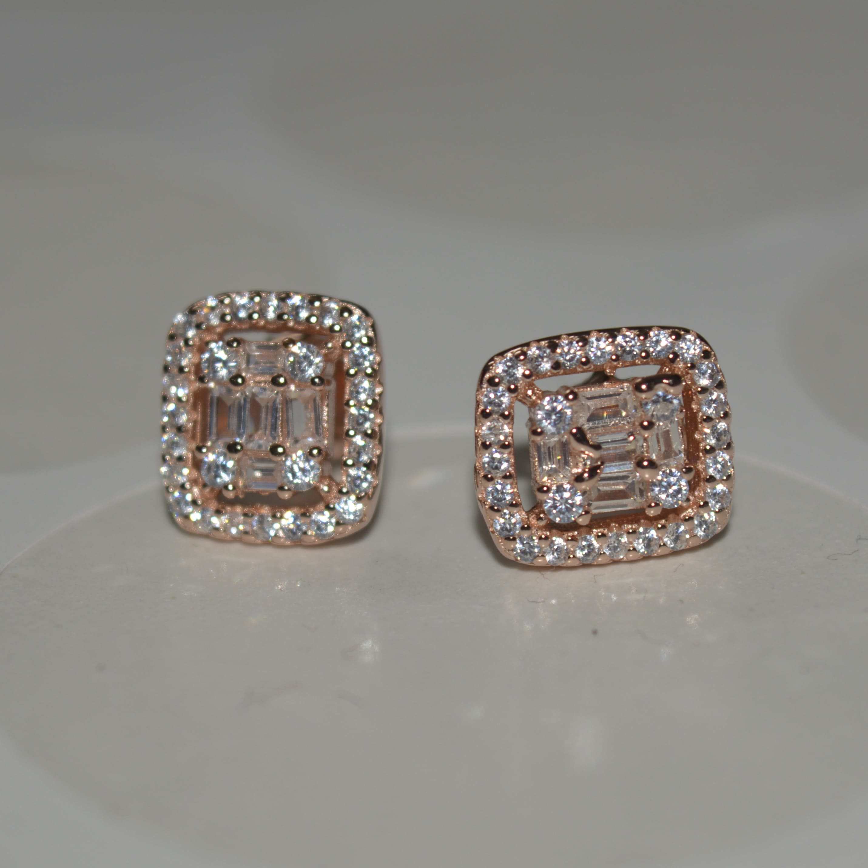 Square Stud Earrings