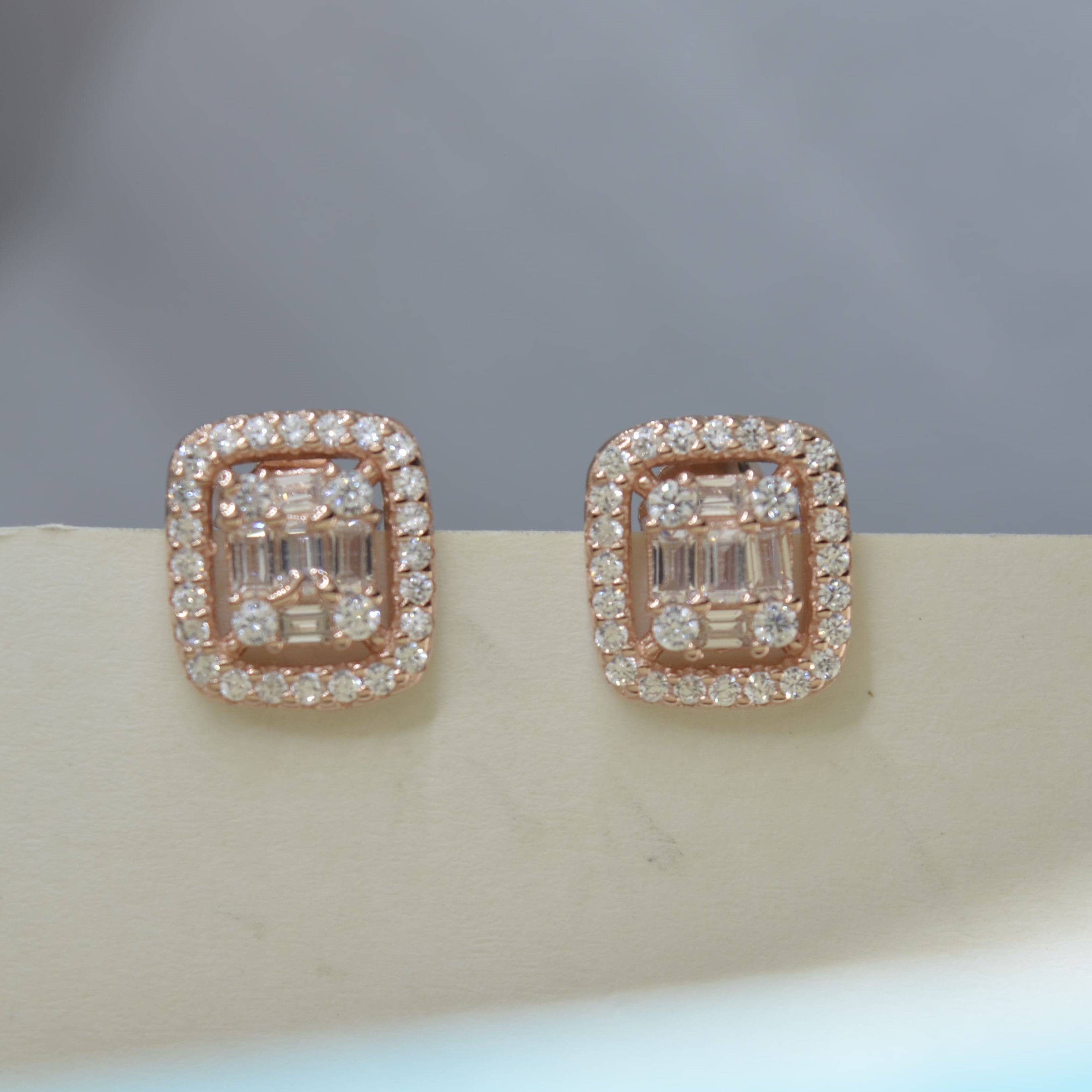 Square Stud Earrings