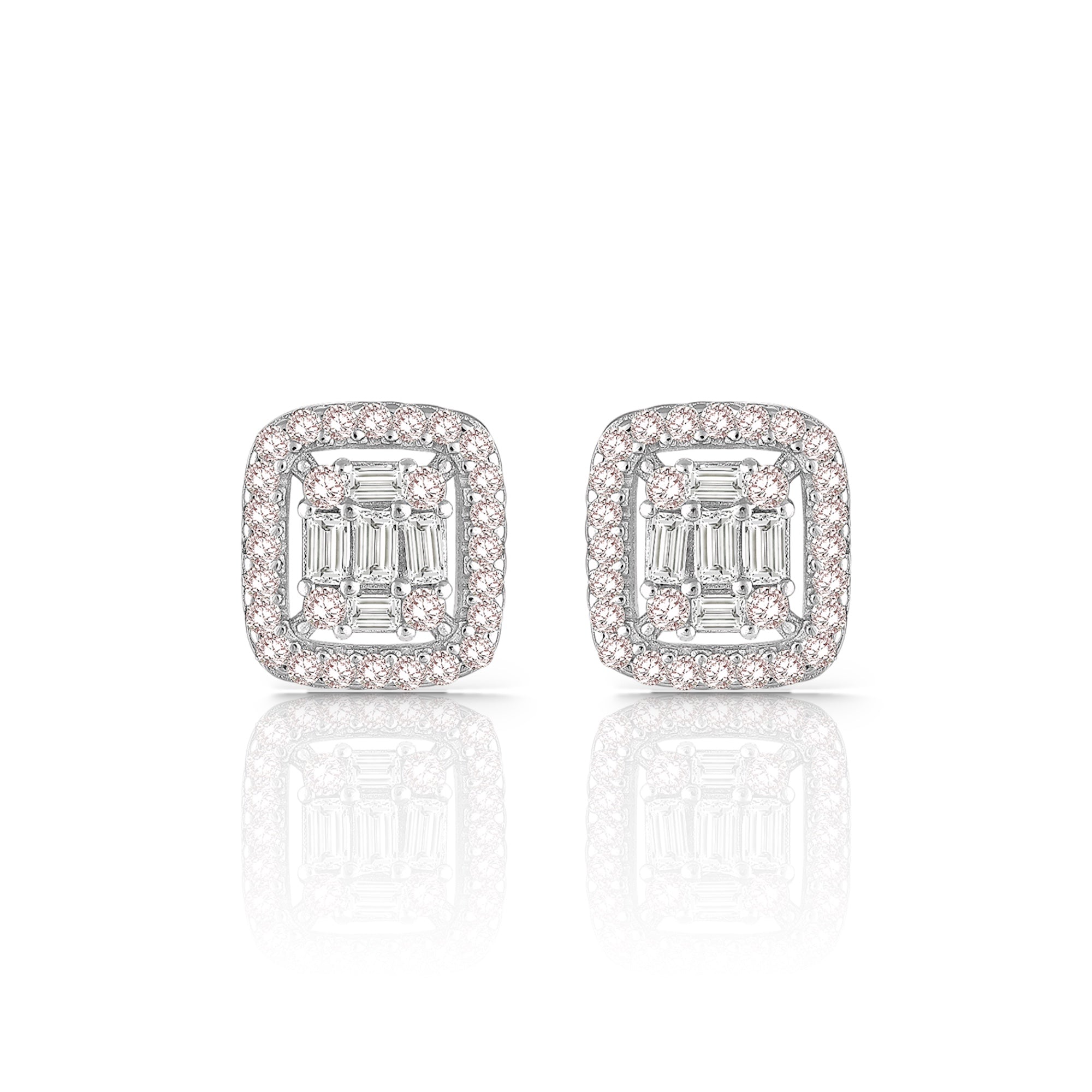 Square Stud Earrings