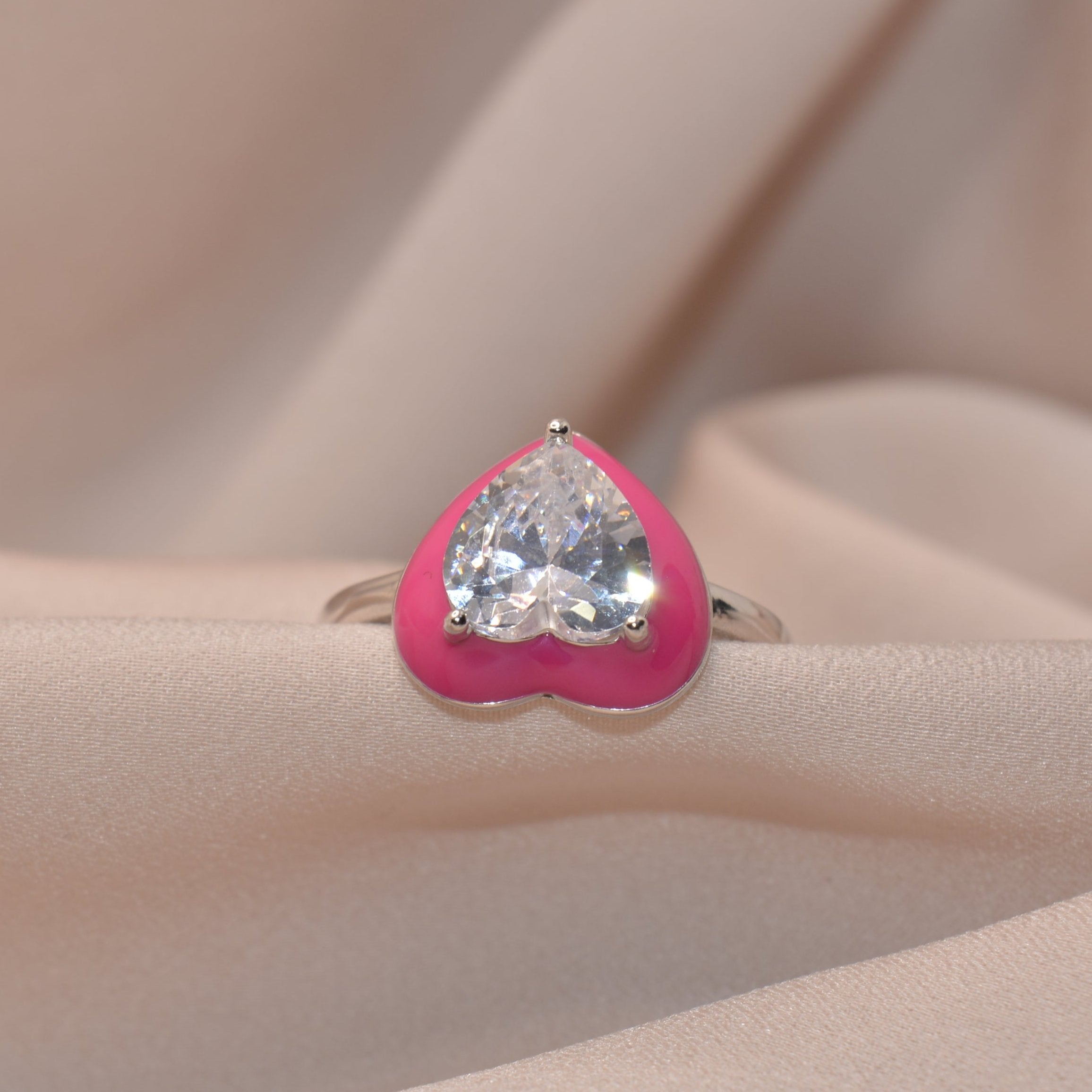 Pinky Heart Ring