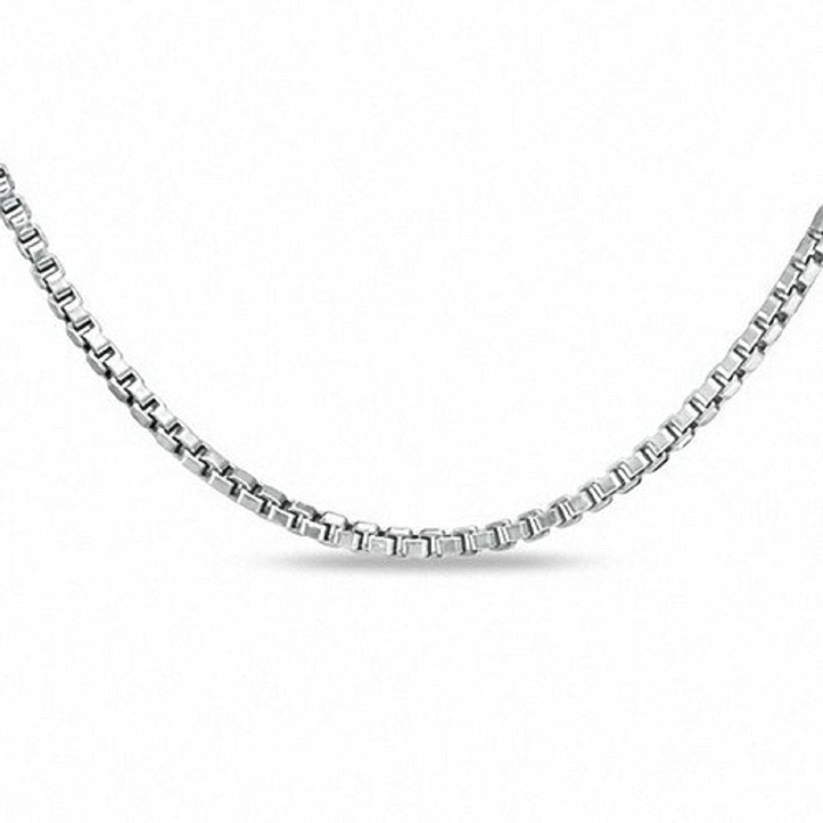 Thin Box Chain 925 Silver Necklace