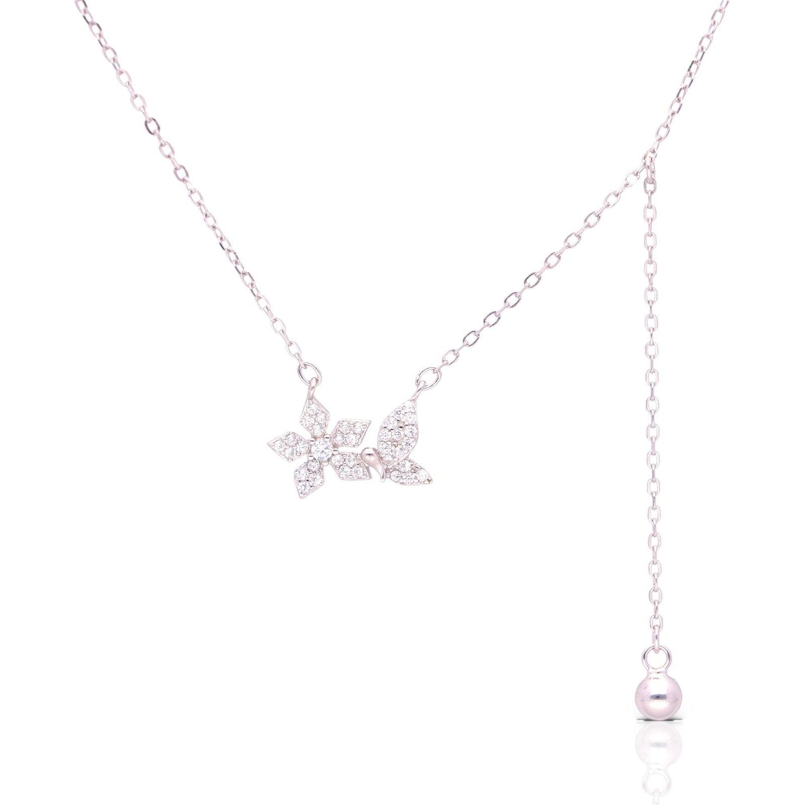 Blooming Butterfly Necklace - Luxevogue