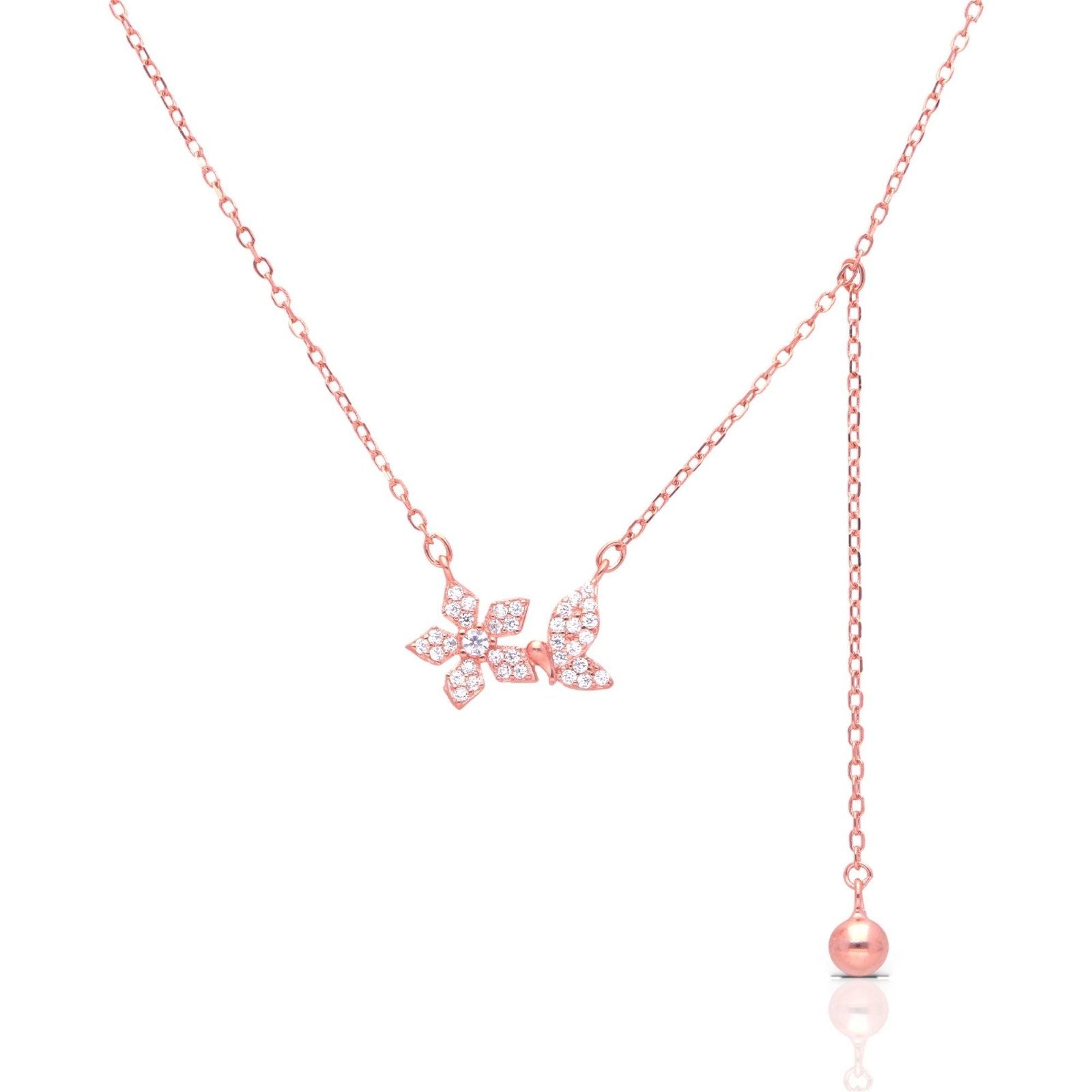 Blooming Butterfly Necklace - Luxevogue