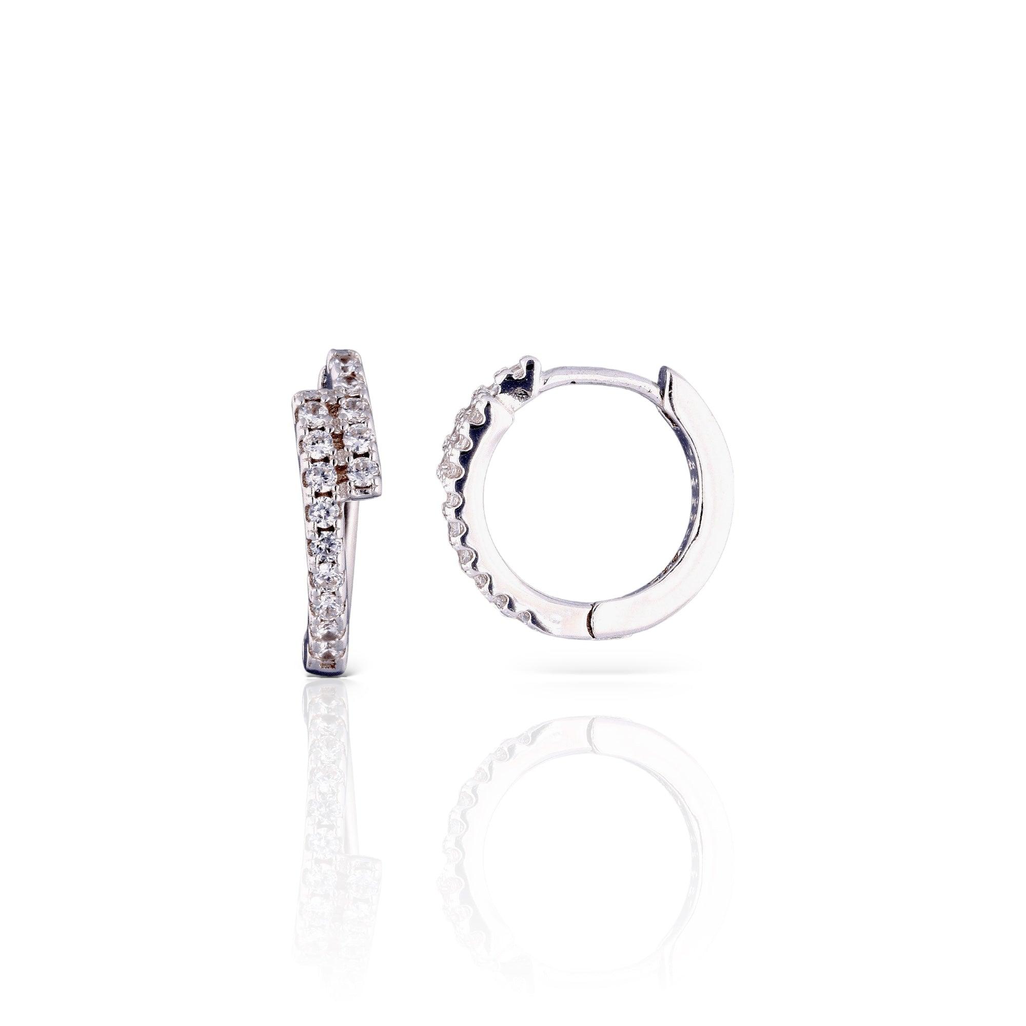 Classic Round Silver Hoop Earrings - Luxevogue