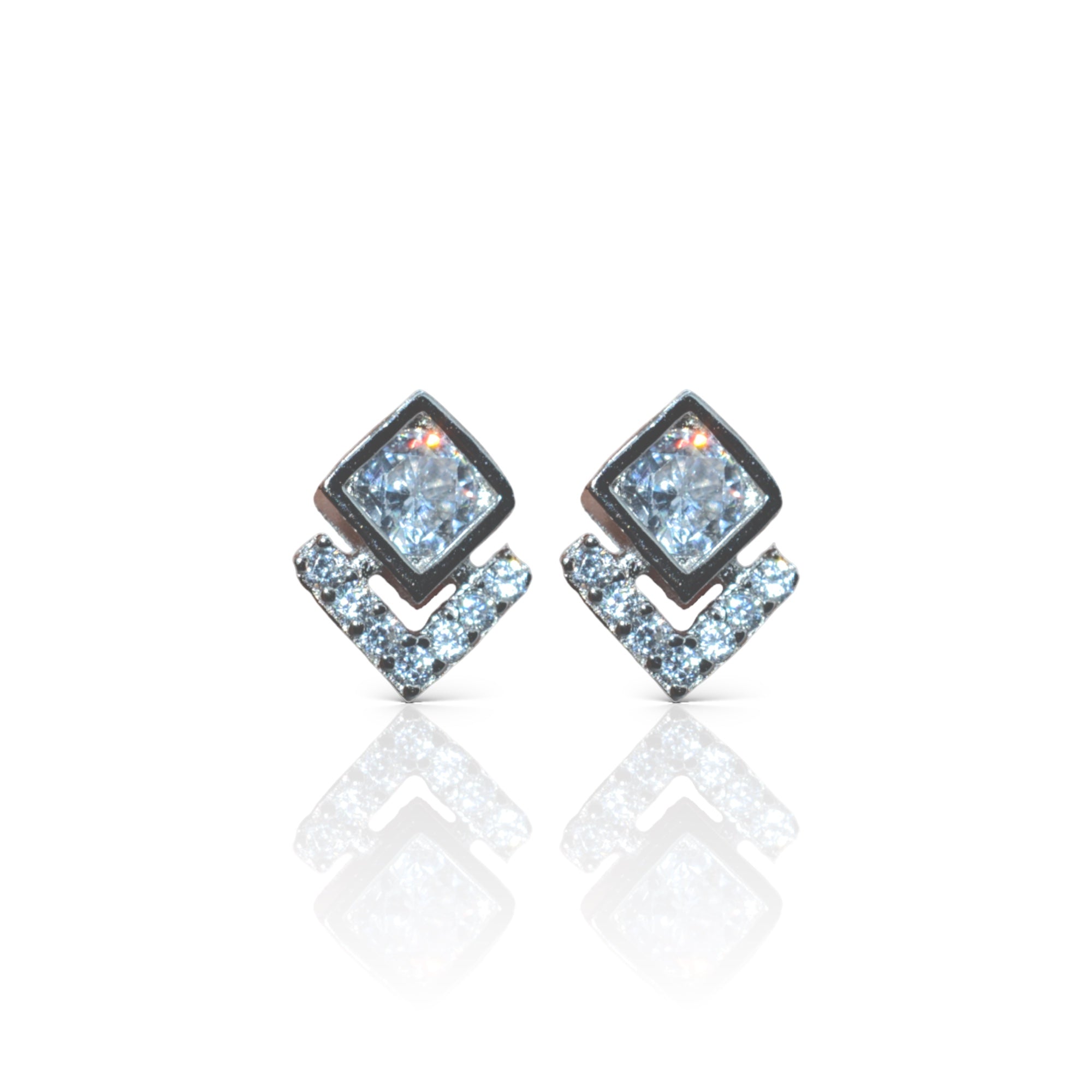 Dazzling Gems Studs - Luxevogue