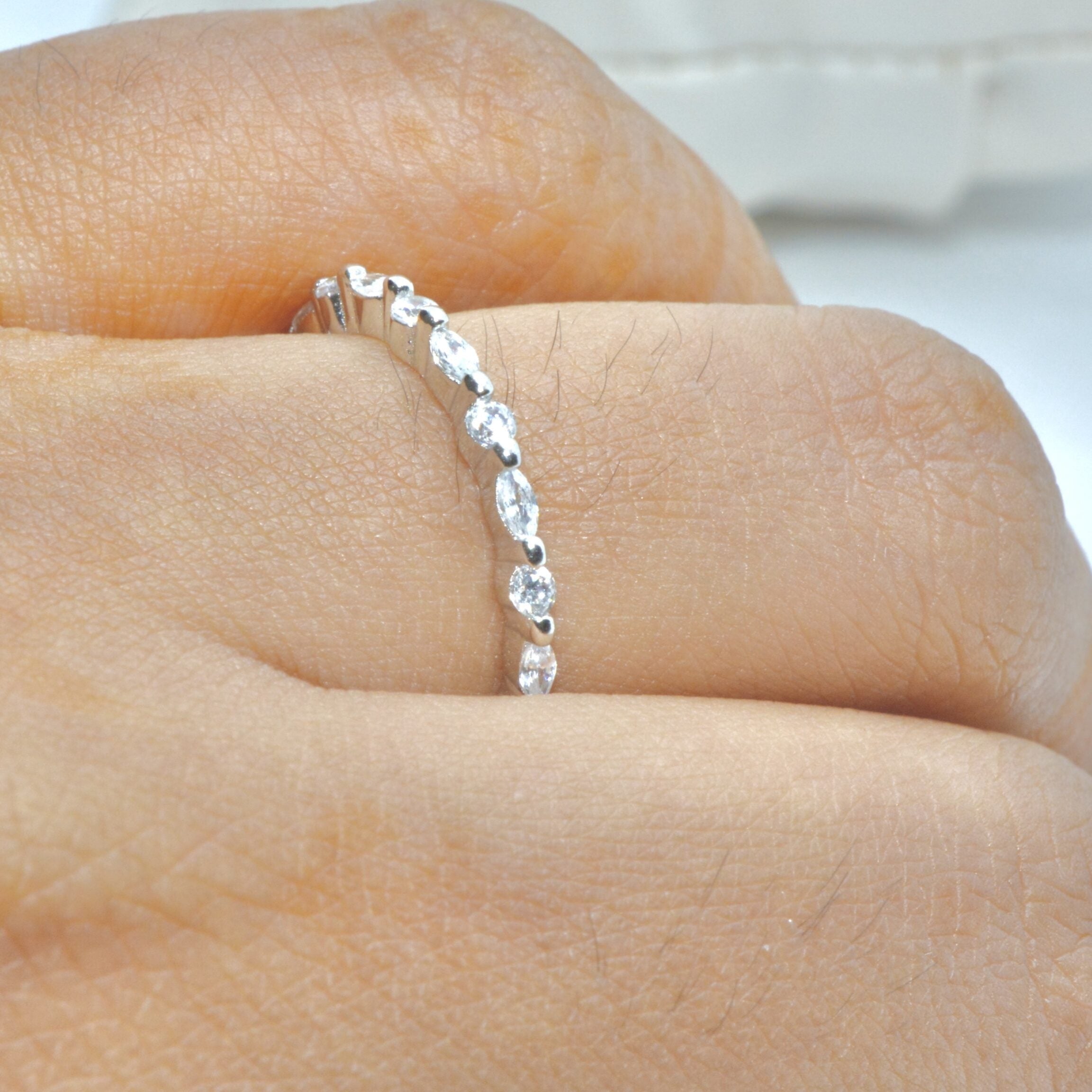 Diamond Cascade Ring - Luxevogue