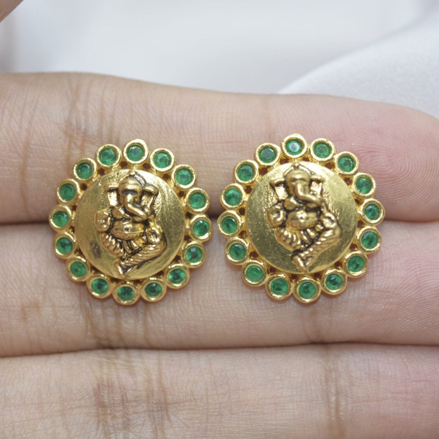 Divine Ganesha Earrings - Luxevogue