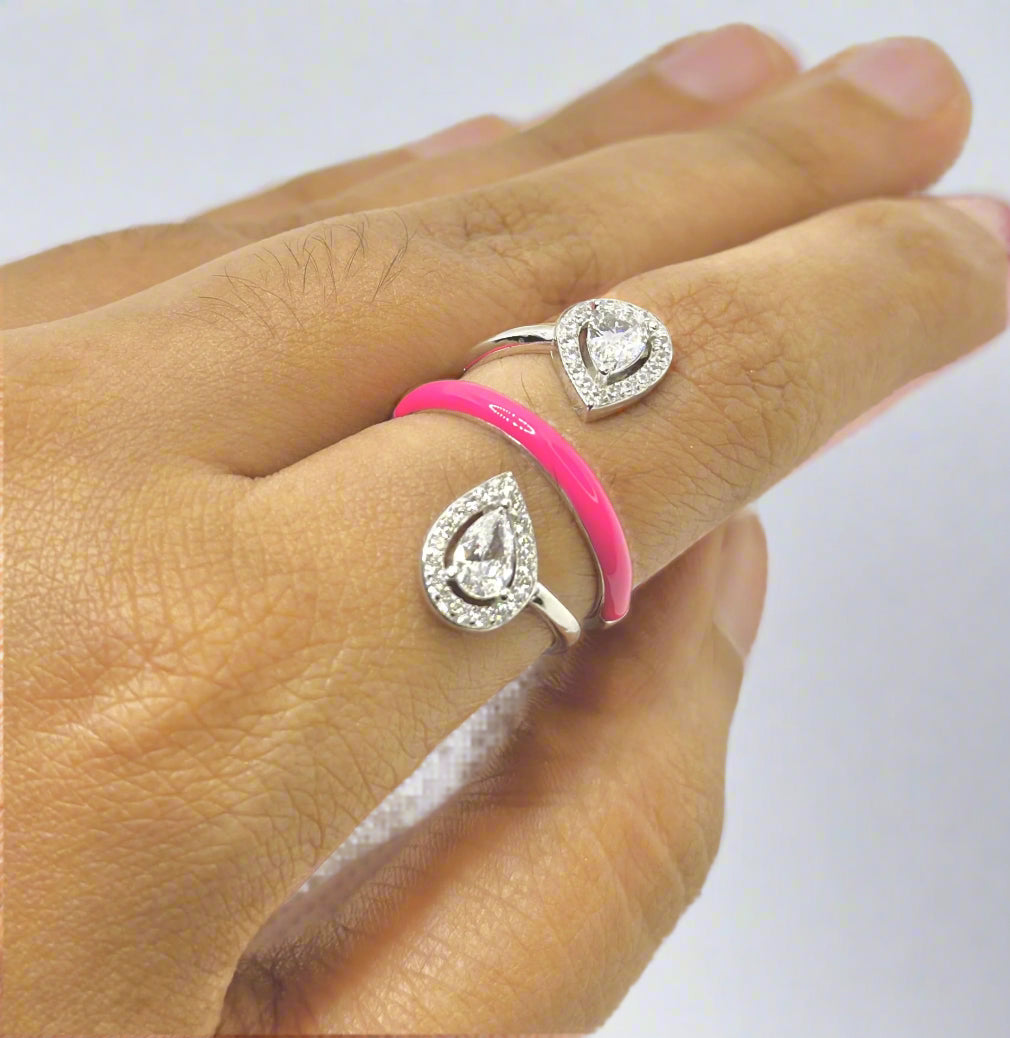 Enchanting Pink Bliss Ring - Luxevogue