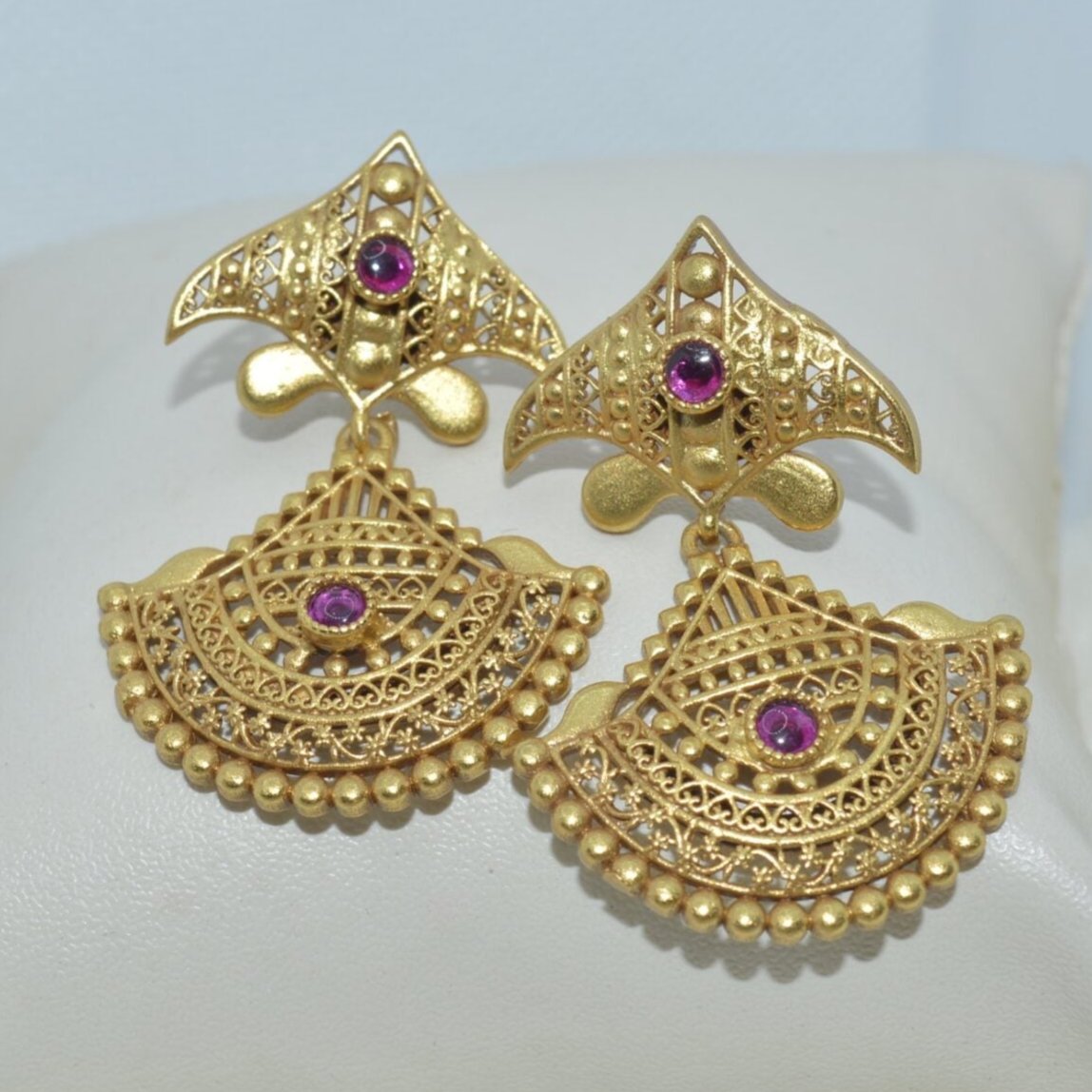 Golden Blossom Earrings - Luxevogue