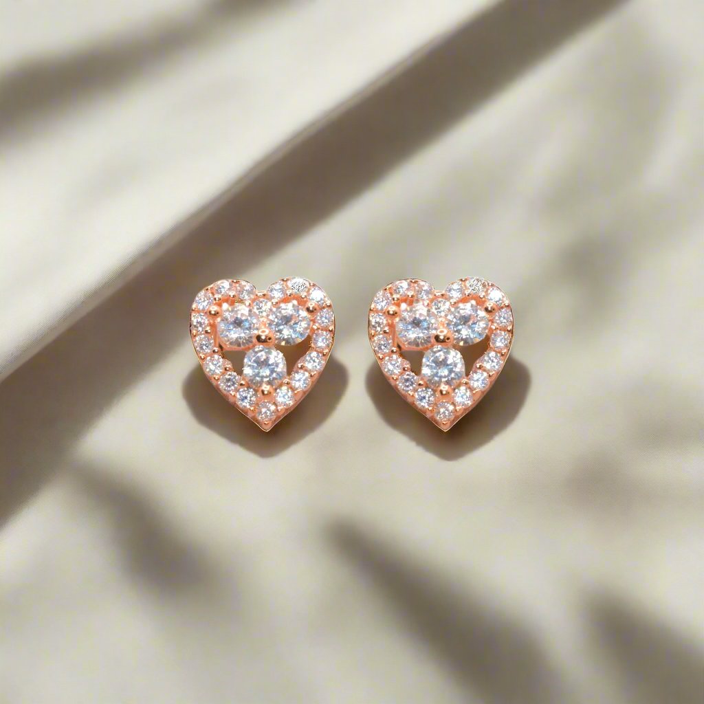 Mini Heart shaped Studs