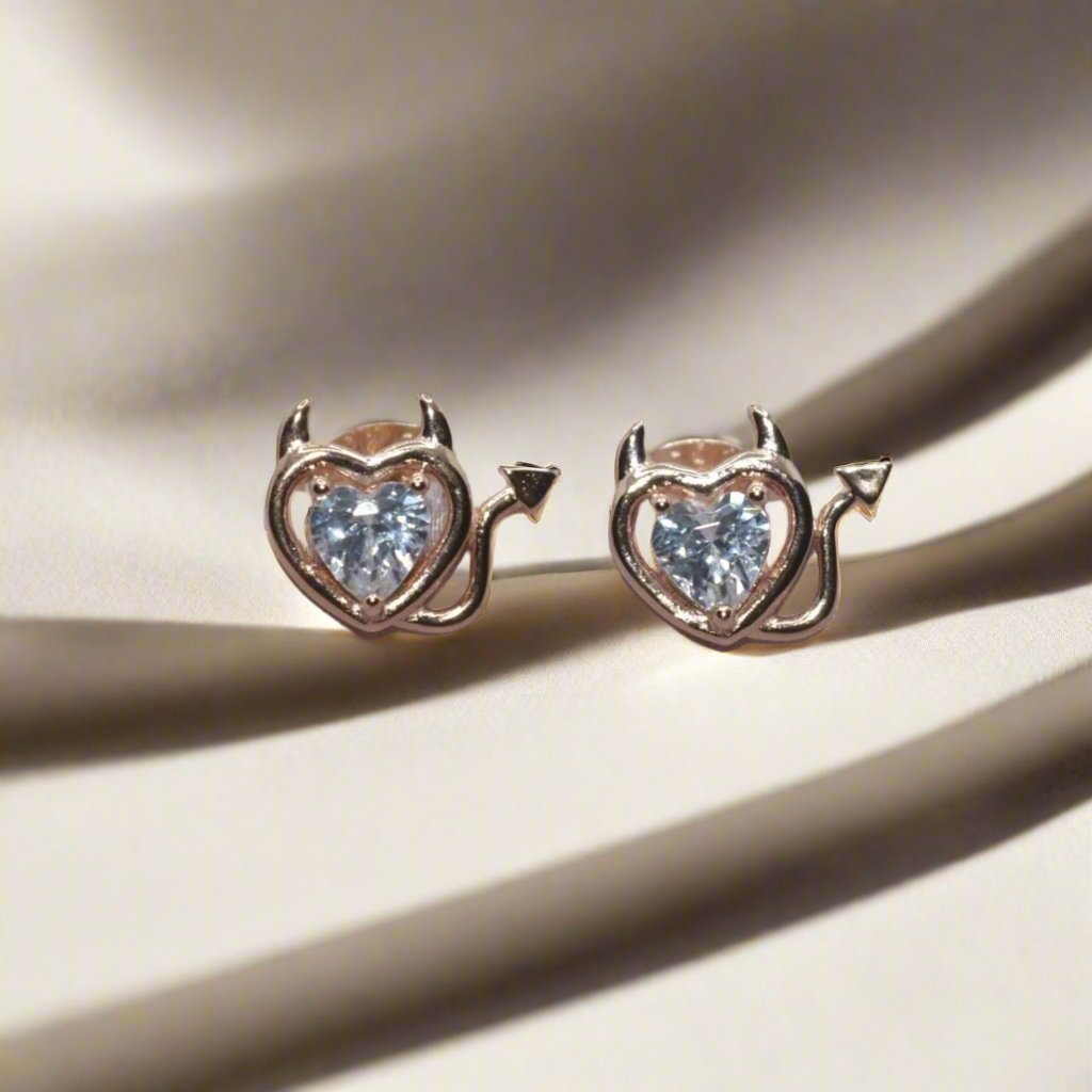 Mischievous Heart Earring