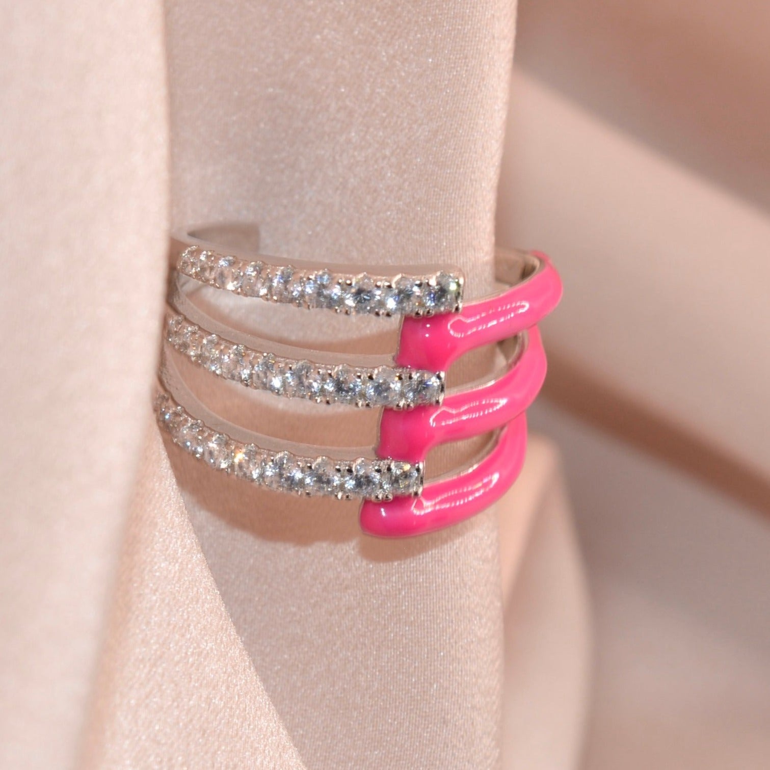 Pink Blush Ring - Luxevogue