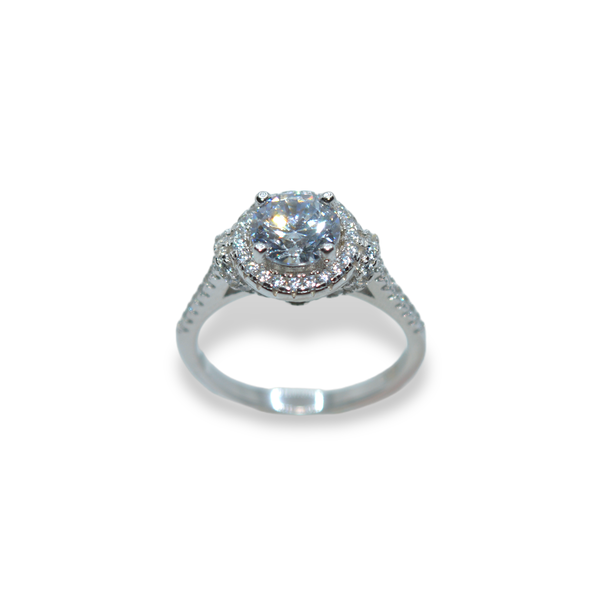 Royal Halo Ring - Luxevogue