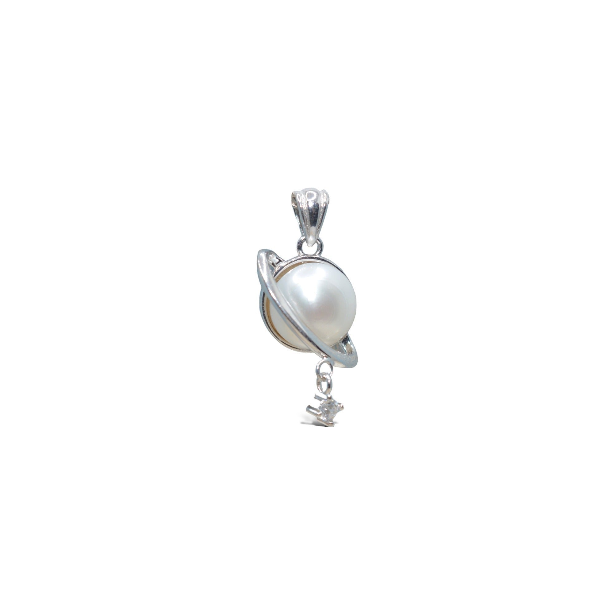 Saturn pearl pendant - Luxevogue