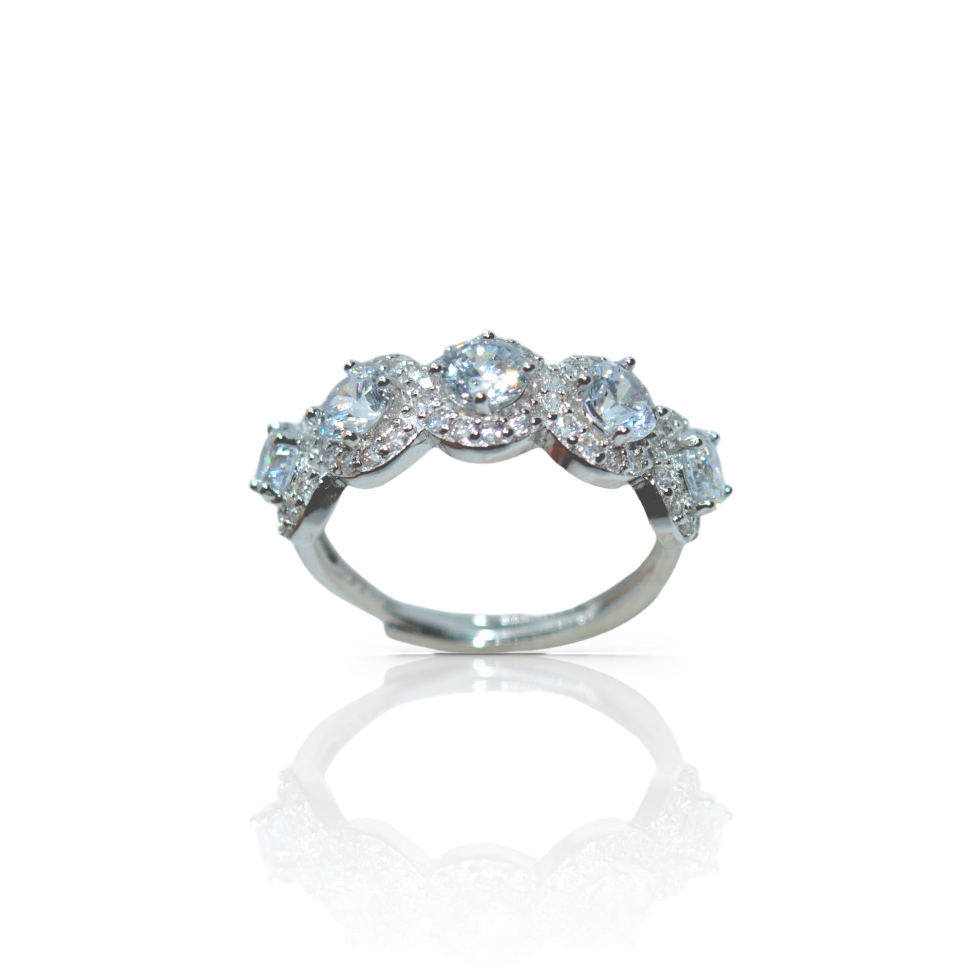 Shining Serenity Loop Ring - Luxevogue