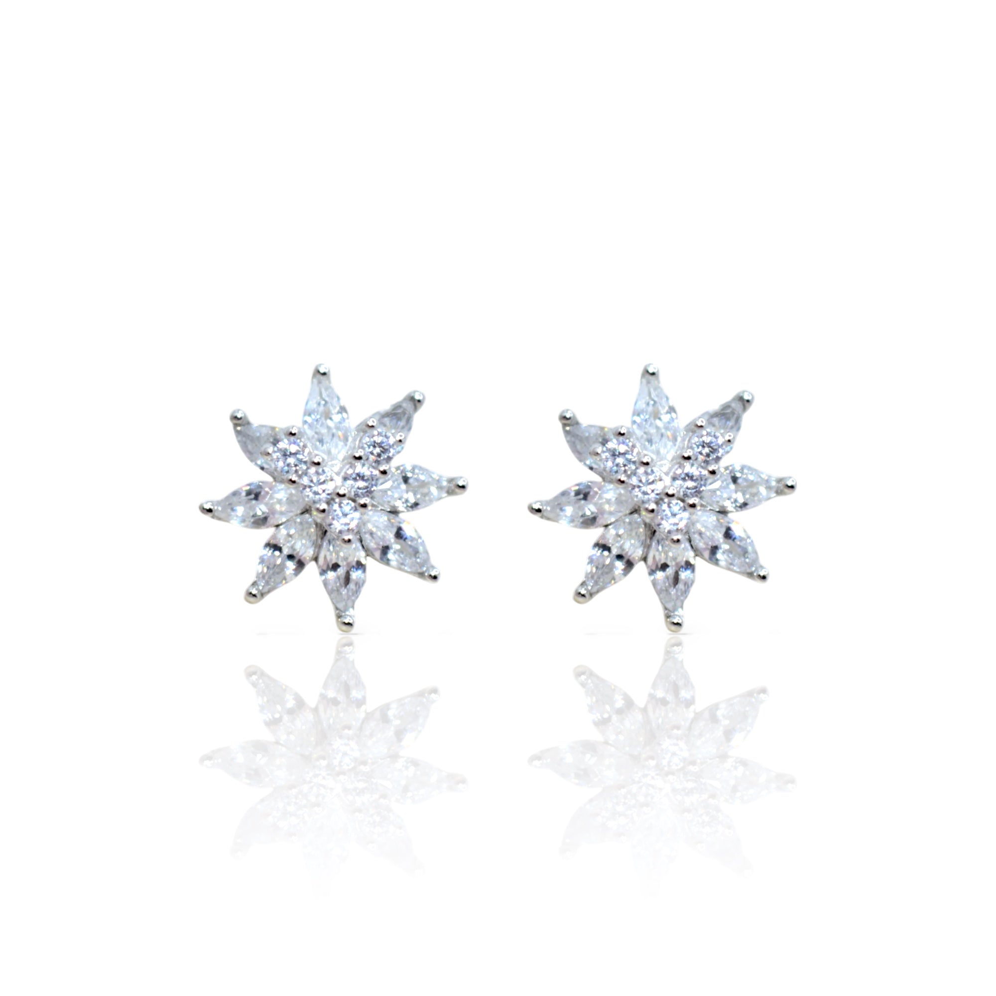 Snowflake Splendor Earrings - Luxevogue