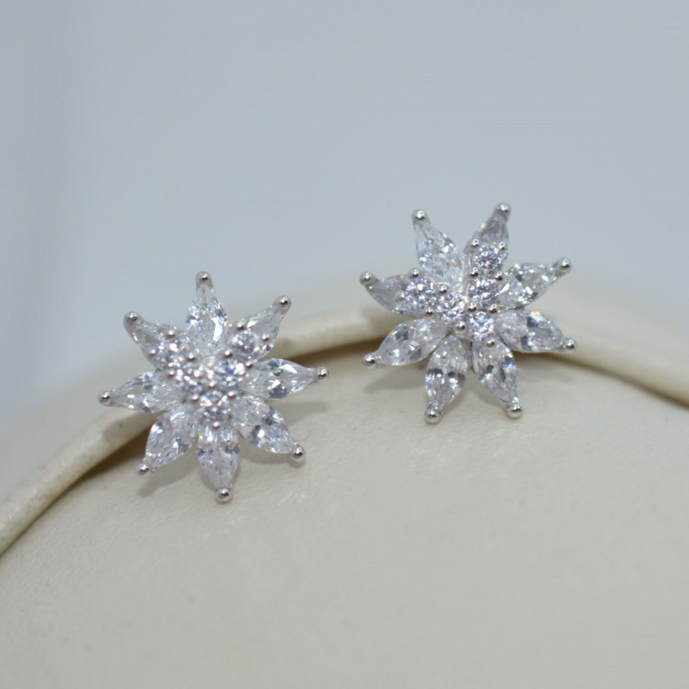 Snowflake Splendor Earrings - Luxevogue