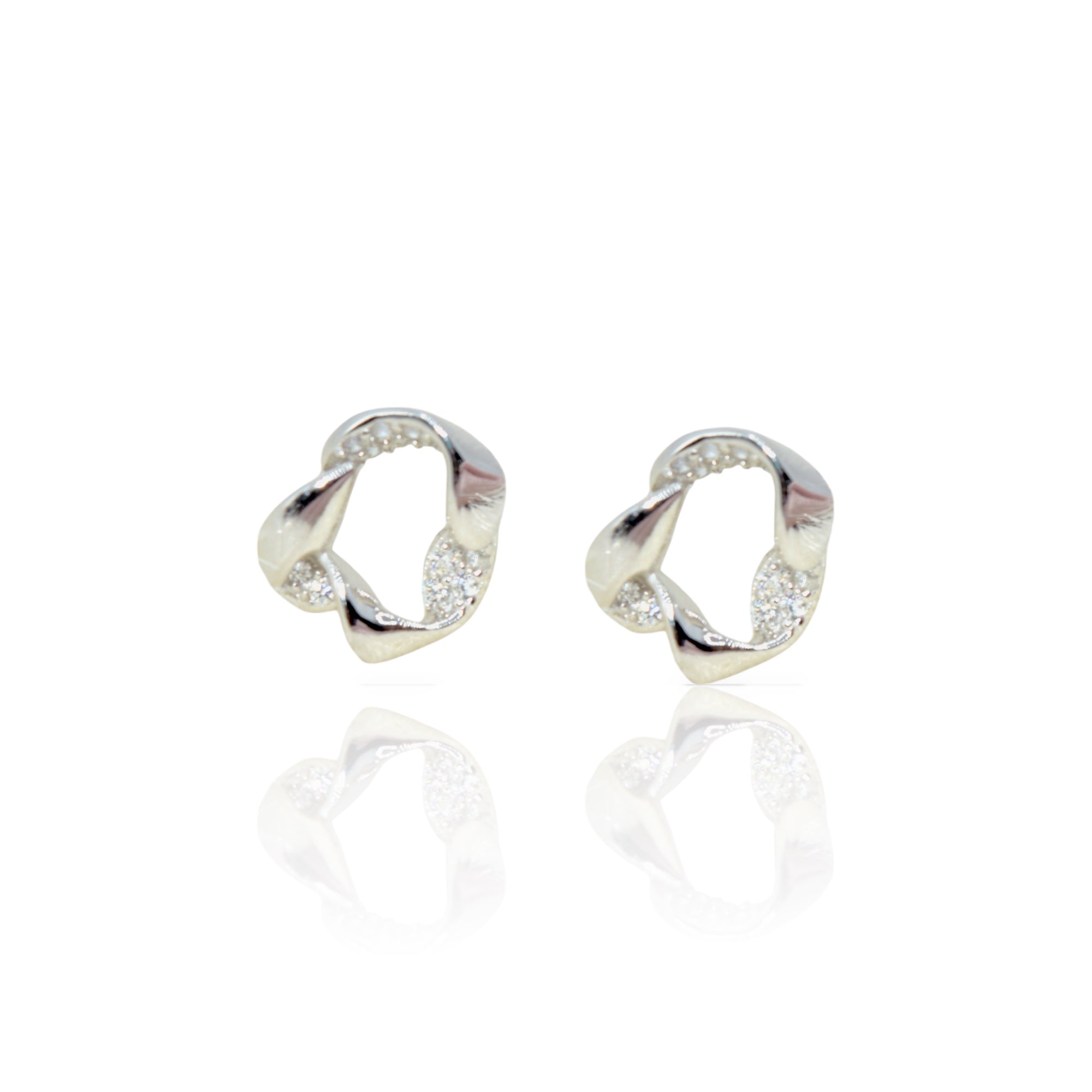 Spiral Halo Earring - Luxevogue